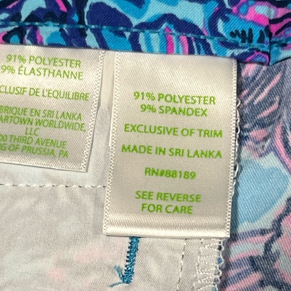 Shorts - UPF 50 Luxletic 9" Reid Short - New - Lilly Pulitzer LPBOX1 - Picture 8 of 8